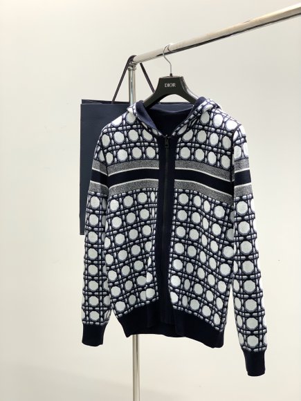 Dior - Мужская кашемировая двусторонняя кофта толстовка TI_2910DI8