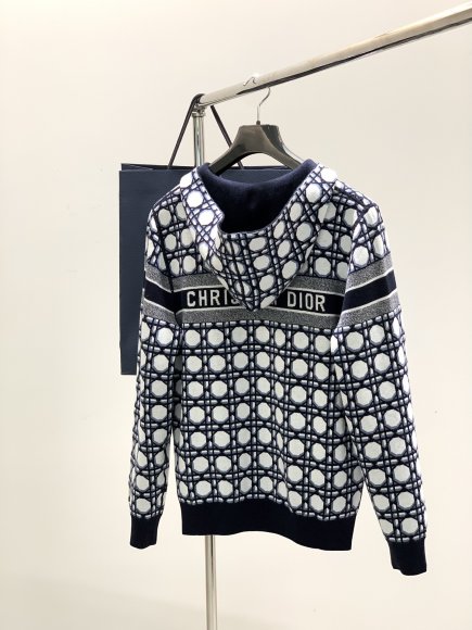 Dior - Мужская кашемировая двусторонняя кофта толстовка TI_2910DI8