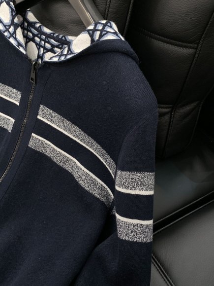 Dior - Мужская кашемировая двусторонняя кофта толстовка TI_2910DI8