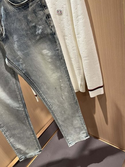 Louis Vuitton - Мужские штаны джинсы DF_0912LV7 Louis Vuitton - Мужские штаны джинсы DF_0912LV7