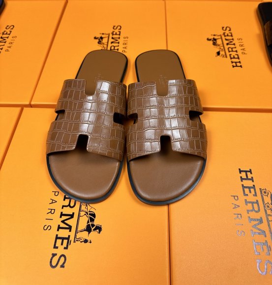 Hermes - Мужские шлепанцы сандалии GTL_1004HE3 Hermes - Мужские шлепанцы сандалии GTL_1004HE3