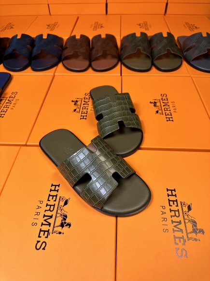 Hermes - Мужские шлепанцы сандалии GTL_1004HE3 Hermes - Мужские шлепанцы сандалии GTL_1004HE3