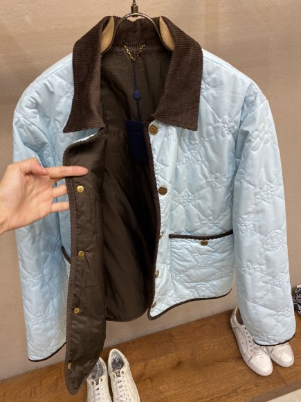 Louis Vuitton Tyler - Мужская стеганая куртка ветровка DZ_2308LV1