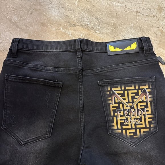 Fendi - Мужские штаны джинсы MI_1211BU8 Fendi - Мужские штаны джинсы MI_1211BU8
