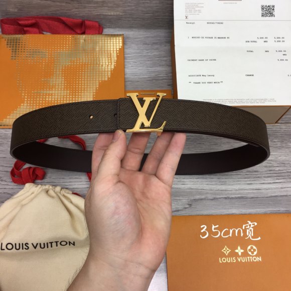Louis Vuitton Мужской ремень 3.5см RE_2009LV9 Louis Vuitton Мужской ремень 3.5см RE_2009LV9