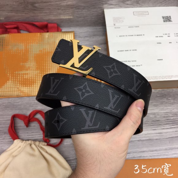 Louis Vuitton Мужской ремень 3.5см RE_2009LV9 Louis Vuitton Мужской ремень 3.5см RE_2009LV9