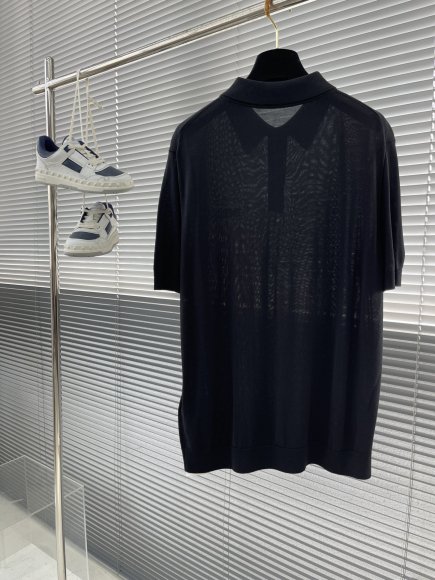 Bally - Мужская шерстяная футболка майка поло DZ_2803BA8 Bally - Мужская шерстяная футболка майка поло DZ_2803BA8