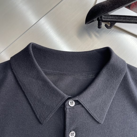 Bally - Мужская шерстяная футболка майка поло DZ_2803BA8 Bally - Мужская шерстяная футболка майка поло DZ_2803BA8