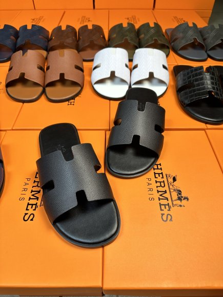 Hermes - Мужские шлепанцы сандалии GTL_1004HE4 Hermes - Мужские шлепанцы сандалии GTL_1004HE4