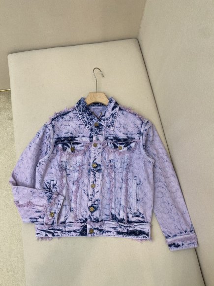 Louis Vuitton - Мужская джинсовая куртка рубашка DZ_1410LV2 Louis Vuitton - Мужская джинсовая куртка рубашка DZ_1410LV2