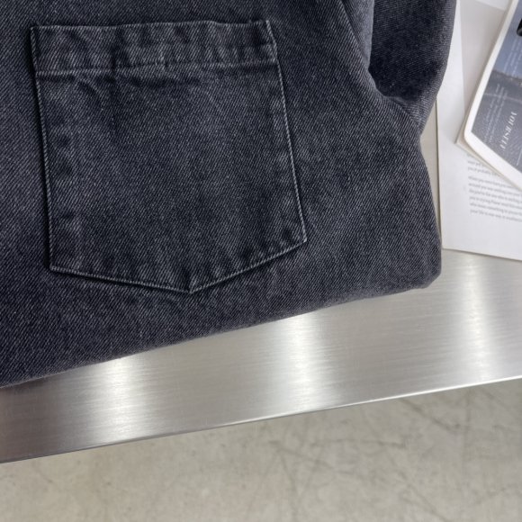 Gucci - Мужская двусторонняя шерстяная джинсовая рубашка куртка TJ_3010GU1 Gucci - Мужская двусторонняя шерстяная джинсовая рубашка куртка TJ_3010GU1