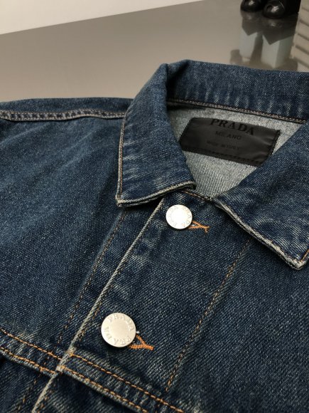 Prada - Мужская джинсовая рубашка куртка DZ_1208PR1 Prada - Мужская джинсовая рубашка куртка DZ_1208PR1