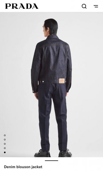 Prada - Мужская джинсовая рубашка куртка DZ_1208PR1 Prada - Мужская джинсовая рубашка куртка DZ_1208PR1