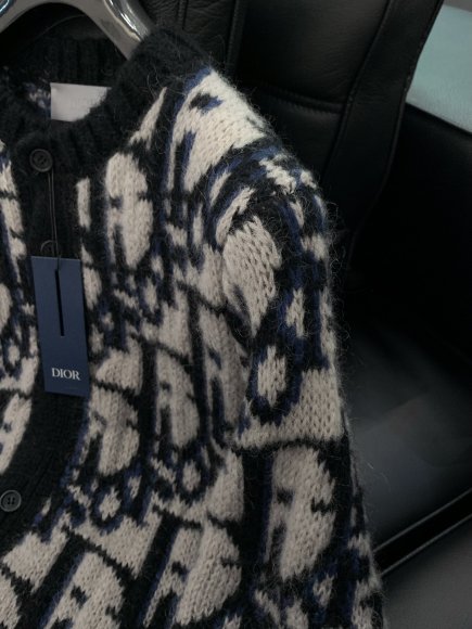 Dior - Женская шерстяная кофта кардиган TI_1701DI1