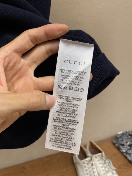 Gucci - Мужская шелково-трикотажная футболка DZ_0306GU8 Gucci - Мужская шелково-трикотажная футболка DZ_0306GU8