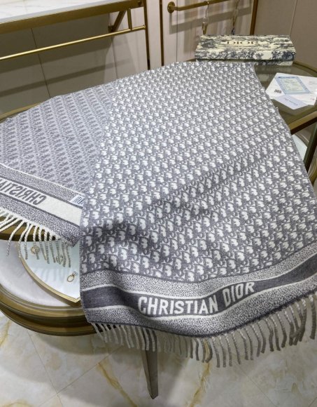 Dior - Кашемировый шарф палантин JX_2909DI1