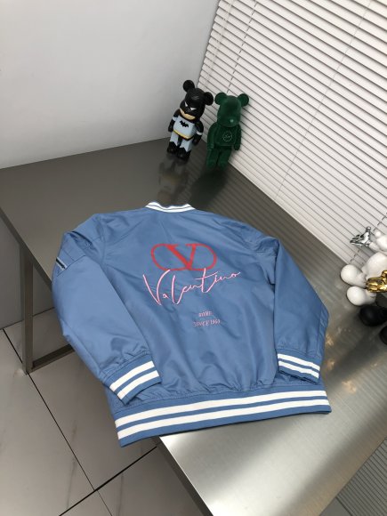 Valentino VLogo Signature - Мужская куртка ветровка бомбер DZ_1208VA5