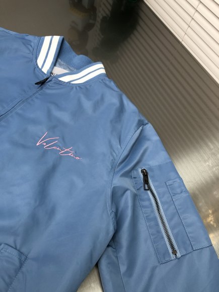 Valentino VLogo Signature - Мужская куртка ветровка бомбер DZ_1208VA5