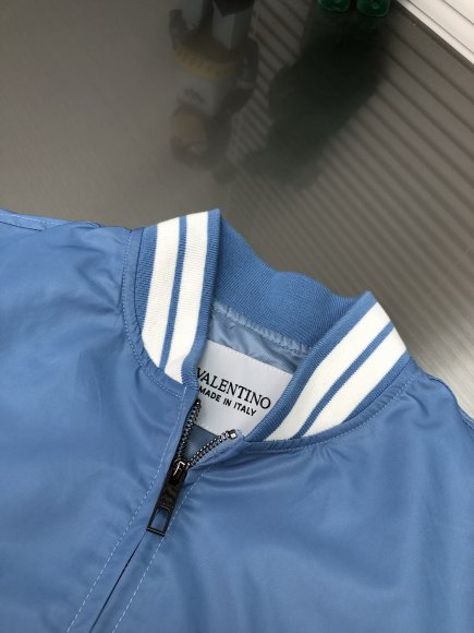 Valentino VLogo Signature - Мужская куртка ветровка бомбер DZ_1208VA5