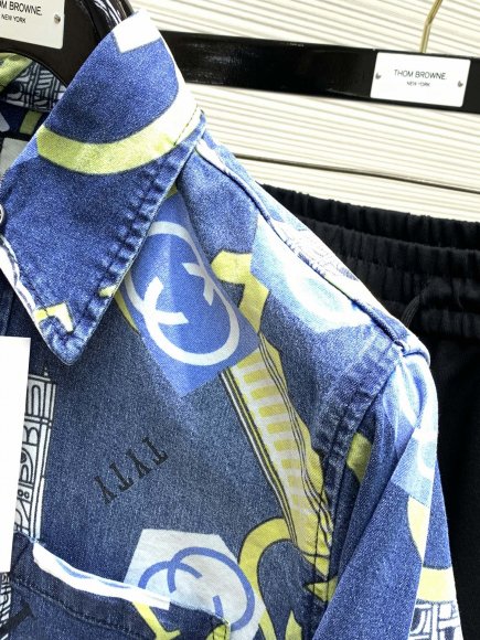 Gucci - Мужская джинсовая рубашка TI_3008GU6 Gucci - Мужская джинсовая рубашка TI_3008GU6