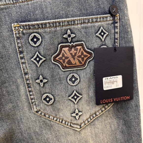 Louis Vuitton - Мужские штаны джинсы KN_2406LV12 Louis Vuitton - Мужские штаны джинсы KN_2406LV12