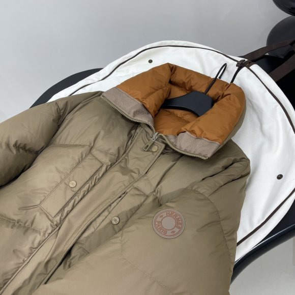Hermes - Женская двухсторонняя куртка пуховик FY_1712HE2