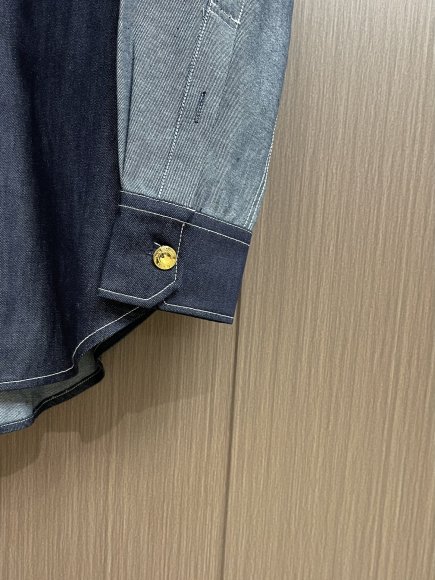 Thom Browne - Мужская джинсовая рубашка DZ_2912TB10 Thom Browne - Мужская джинсовая рубашка DZ_2912TB10