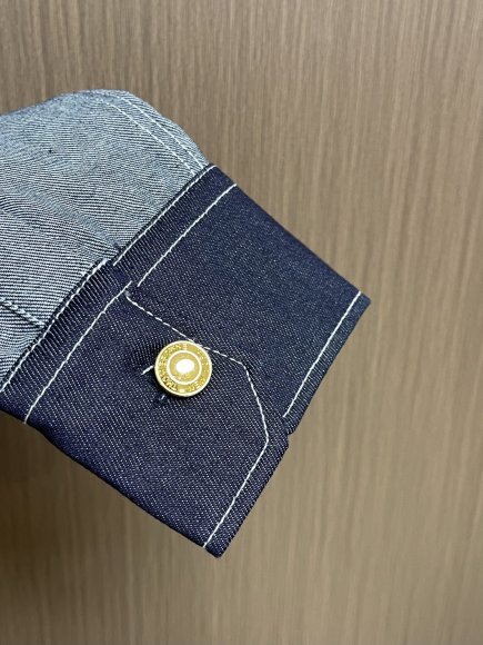 Thom Browne - Мужская джинсовая рубашка DZ_2912TB10 Thom Browne - Мужская джинсовая рубашка DZ_2912TB10