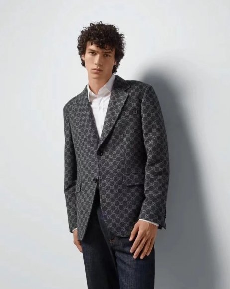Gucci - Мужской шерстяной жакет пиджак DZ_1501GU7
