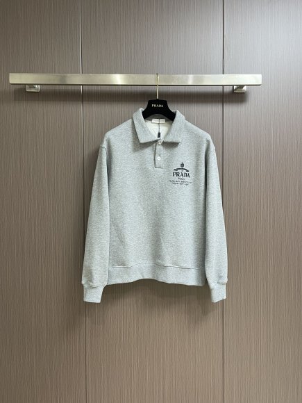 Prada - Мужская кофта поло пуловер DZ_2308PR10 Prada - Мужская кофта поло пуловер DZ_2308PR10