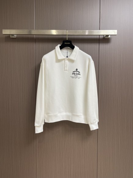 Prada - Мужская кофта поло пуловер DZ_2308PR10 Prada - Мужская кофта поло пуловер DZ_2308PR10