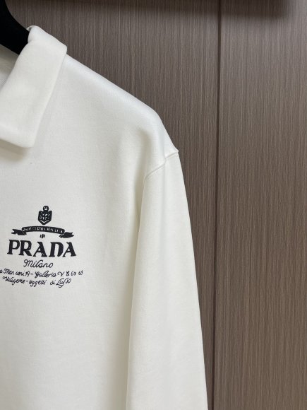 Prada - Мужская кофта поло пуловер DZ_2308PR10 Prada - Мужская кофта поло пуловер DZ_2308PR10