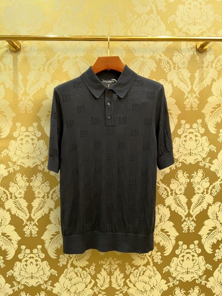 Dolce & Gabbana - Мужская шерстяная футболка поло DZ_1501DG8