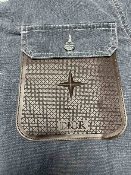 Dior & Stone Island - Мужская куртка рубашка DZ_2907DS3 Dior & Stone Island - Мужская куртка рубашка DZ_2907DS3