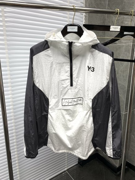 Y-3 Yohji-Yamamoto - Мужская куртка ветровка анорак TI_1709YY9