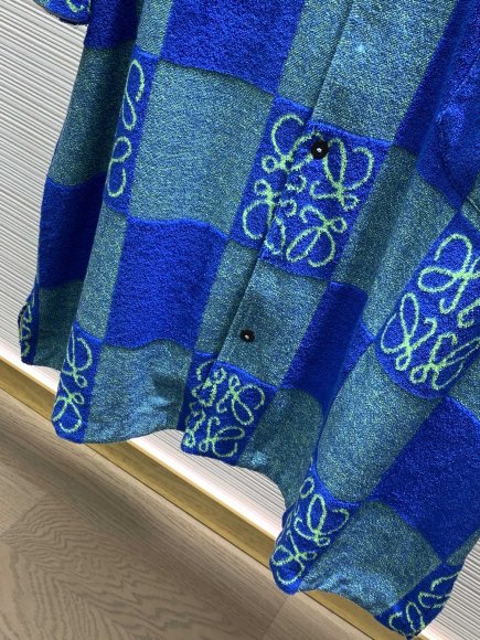 Loewe - Мужской махровая рубашка костюм шорты TI_2506LO2 Loewe - Мужской махровая рубашка костюм шорты TI_2506LO2