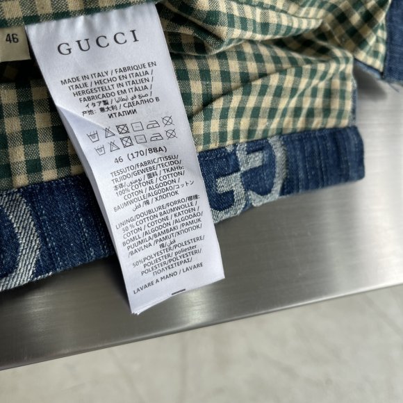 Gucci - Мужская джинсовая куртка рубашка TJ_1105GU5 Gucci - Мужская джинсовая куртка рубашка TJ_1105GU5