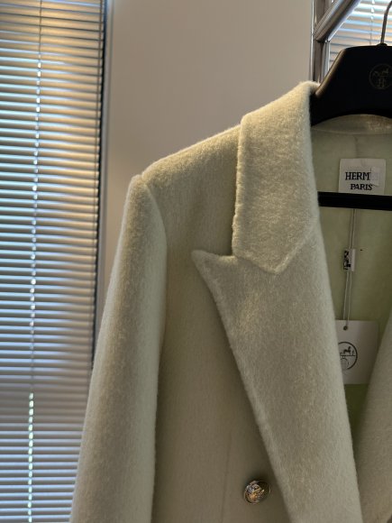 Hermes - Женское шерстяное пальто WJ_1809HE3 Hermes - Женское шерстяное пальто WJ_1809HE3