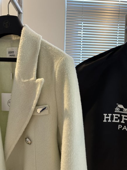 Hermes - Женское шерстяное пальто WJ_1809HE3 Hermes - Женское шерстяное пальто WJ_1809HE3