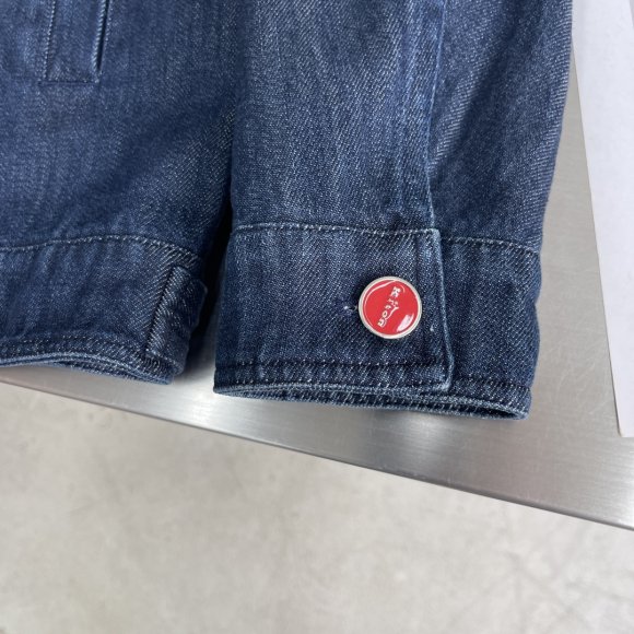 Kiton Napoli - Мужская джинсовая куртка рубашка TJ_0310KI3