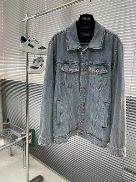 Kiton Napoli - Мужская джинсовая куртка рубашка TJ_0310KI3