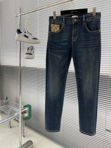 Gucci - Мужские штаны джинсы TJ_1411GU1