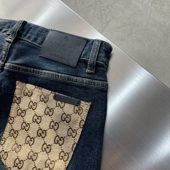 Gucci - Мужские штаны джинсы TJ_1411GU1