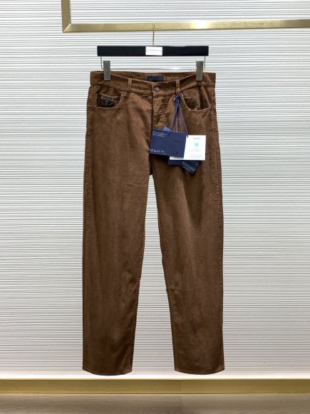 Prada - Мужские вельветовые штаны брюки рубашка костюм TI_2606PR6 Prada - Мужские вельветовые штаны брюки рубашка костюм TI_2606PR6