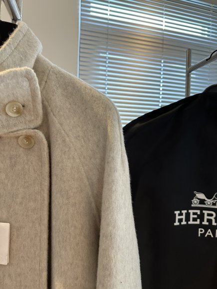 Hermes - Женское шерстяное пальто WJ_1809HE4 Hermes - Женское шерстяное пальто WJ_1809HE4