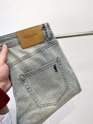 Saint Laurent - Мужские штаны джинсы DF_2803SL12
