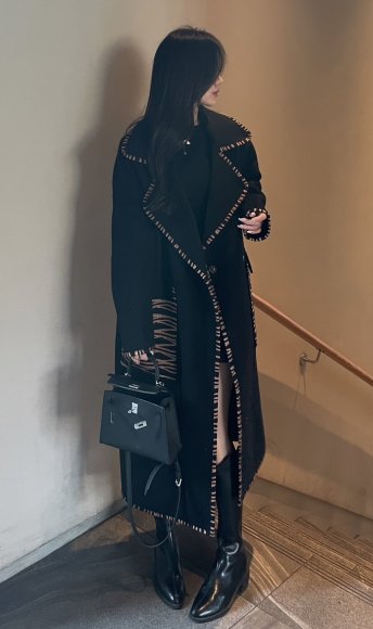 Hermes - Женское шерстяное пальто WJ_1809HE5 Hermes - Женское шерстяное пальто WJ_1809HE5