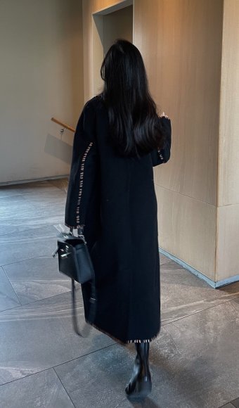 Hermes - Женское шерстяное пальто WJ_1809HE5 Hermes - Женское шерстяное пальто WJ_1809HE5