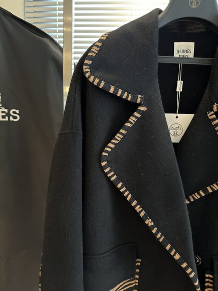 Hermes - Женское шерстяное пальто WJ_1809HE5 Hermes - Женское шерстяное пальто WJ_1809HE5