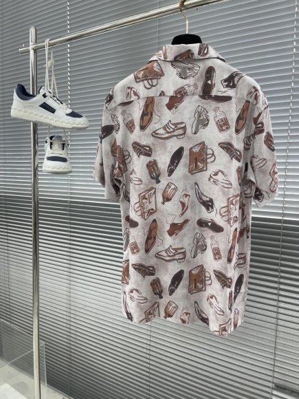 Berluti - Мужская льняная рубашка TJ_0907BE8 Berluti - Мужская льняная рубашка TJ_0907BE8